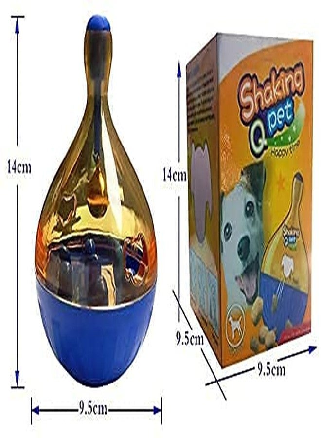 Pet Guard كرة مكافآت على شكل طبق طائر لحماية الحيوانات الأليفة، لعبة قرص طائر على شكل طبق طائر لتغذية الكلاب، موزع طعام متعدد الوظائف للجراء، ألعاب مضغ تفاعلية لتغذية الكلاب (قد يختلف اللون) - Image 4